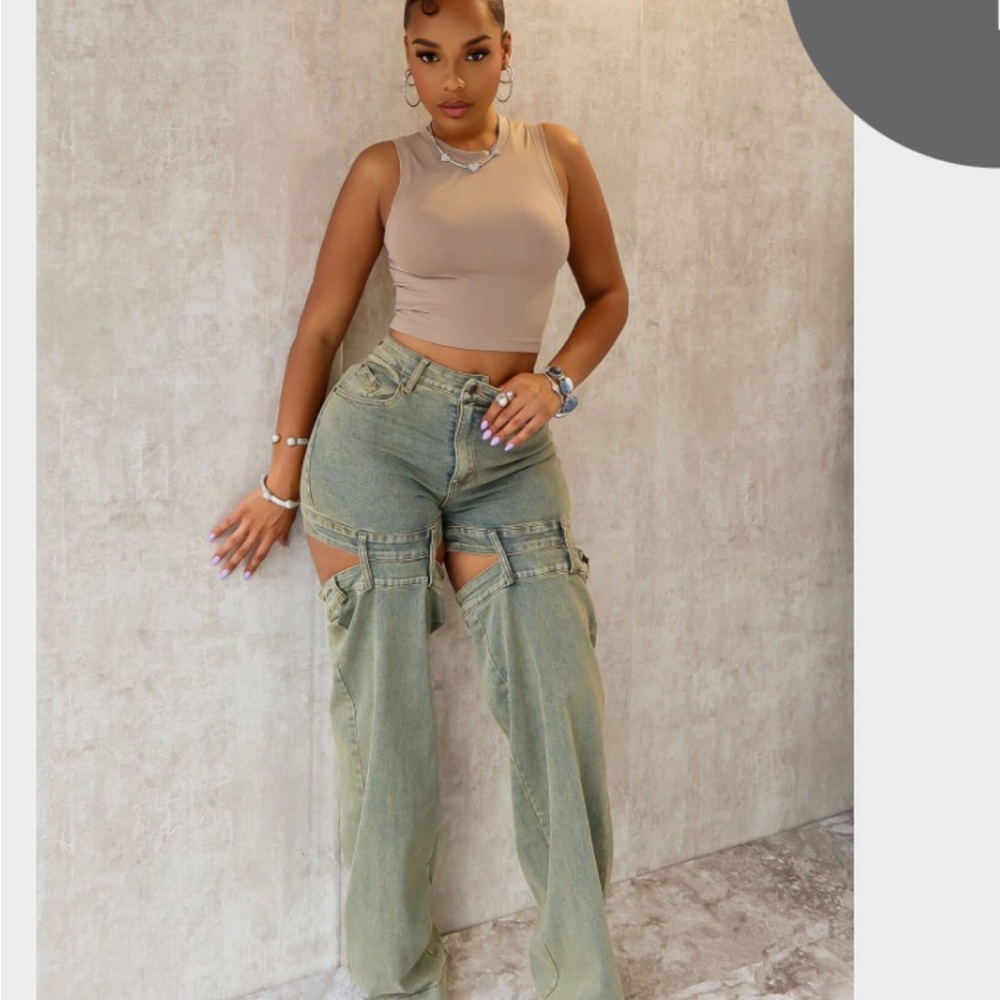 Stylish Green Women's Jeans